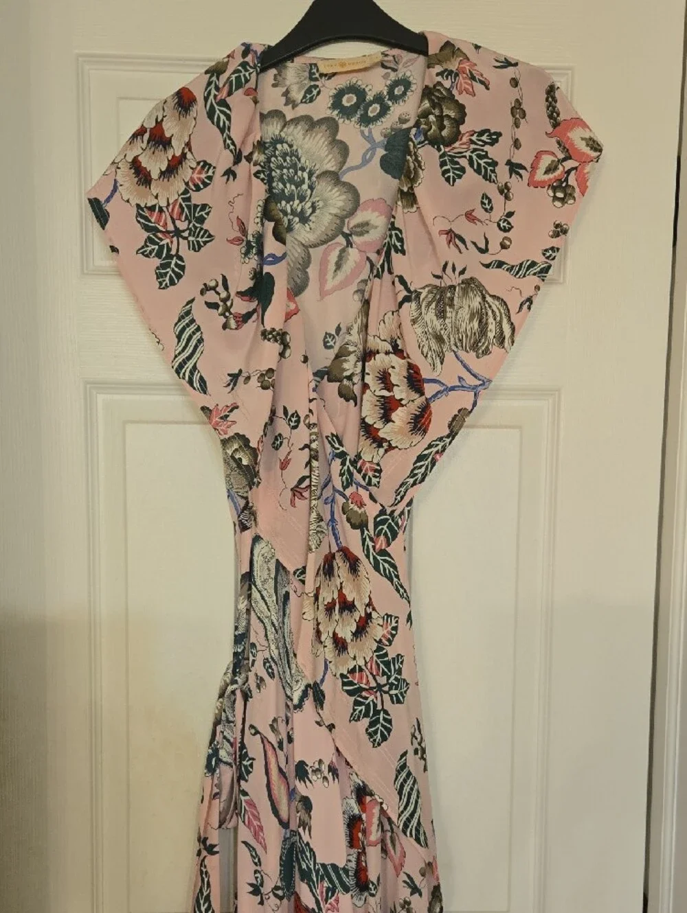 Tori BURCH Floral Wrap Midi Dress - Pink